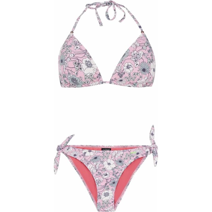Protest Prtmoloko – Triangel bikini set Dames – Koordsluiting – Uitneembare vulling – Pillow Pink