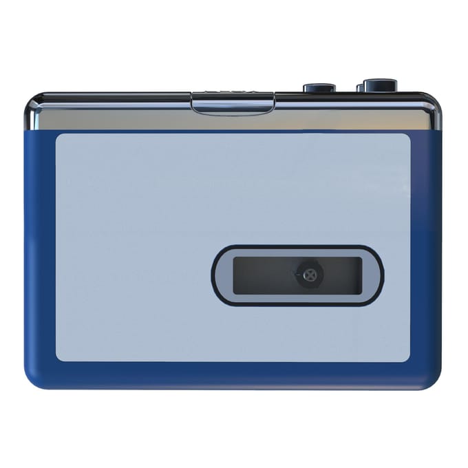 BT-cassettespeler Walkman-cassettespeler Draagbare retro-luidspreker Draadloze BT-verbinding blauw