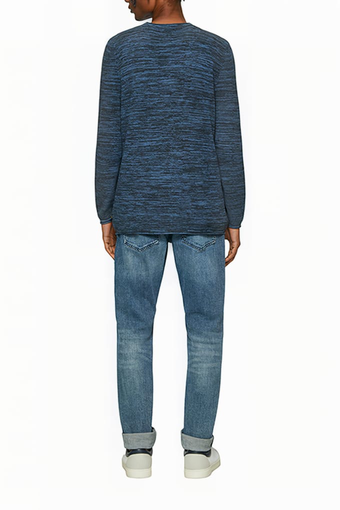 s.Oliver -qs Pullover Blue Maat: S | Sweaters Outlet | Heren | Blauw
