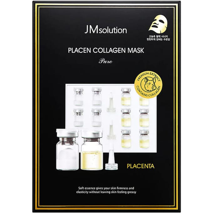 Masque Collagène Placen Ensemble Pur 30 ml x 10 pcs black