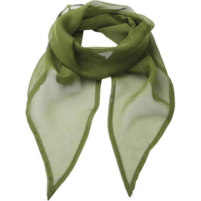 Premier Dames/Dames Chiffon Sjaal (Oase Groen)