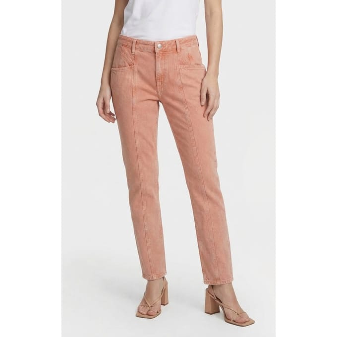 Isabel Marant Laora Pants Peach Größe: 36 | Straight Jeans Outlet | Damen | Orange