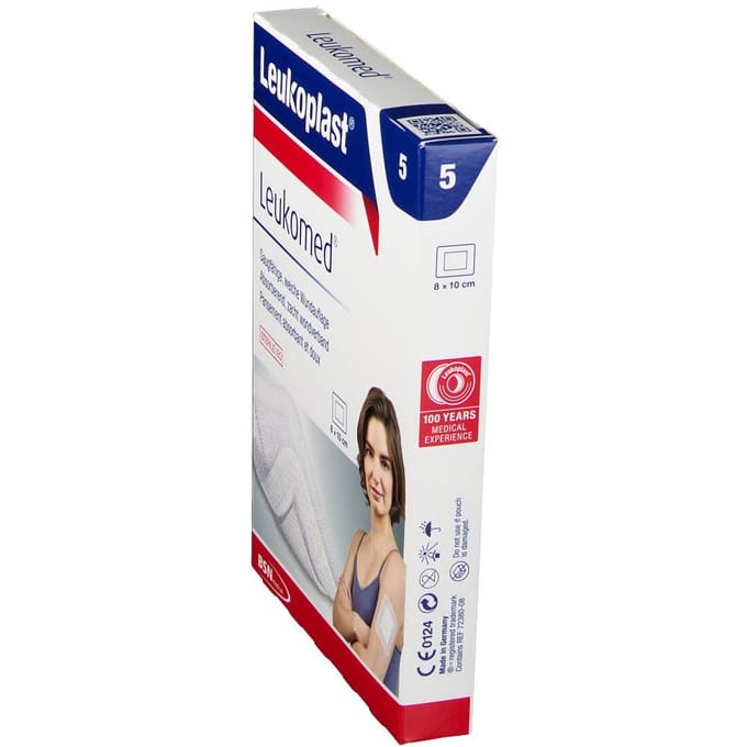 Leukomed Wondverband 8.0 x 10cm steriel 5 Stuks