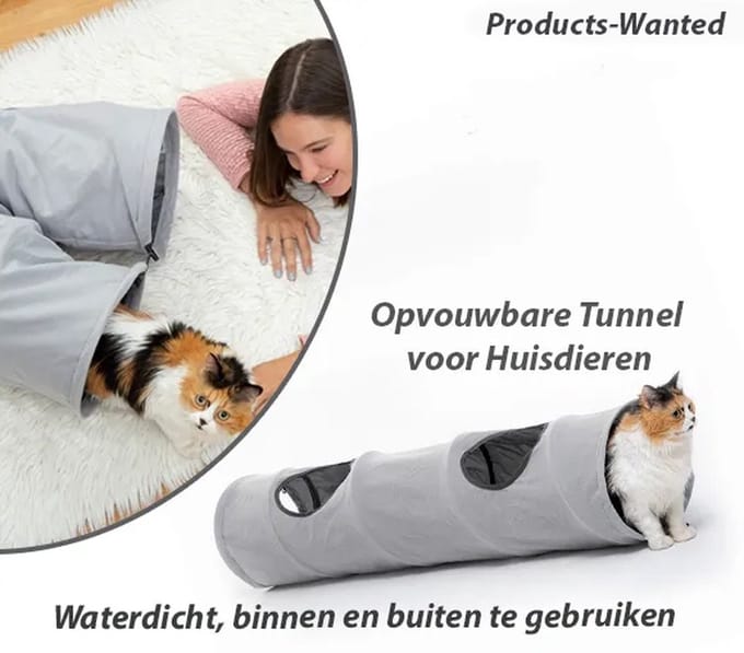 Waterdicht Opvouwbare Tunnel voor Huisdieren