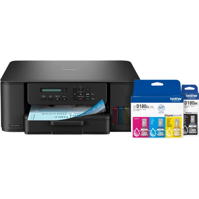 Brother DCP-T580DW + 1 set extra inktflesjes