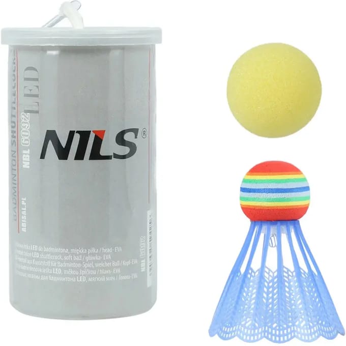 Nylon badminton shuttles met LED NILS Extreme NBL6092