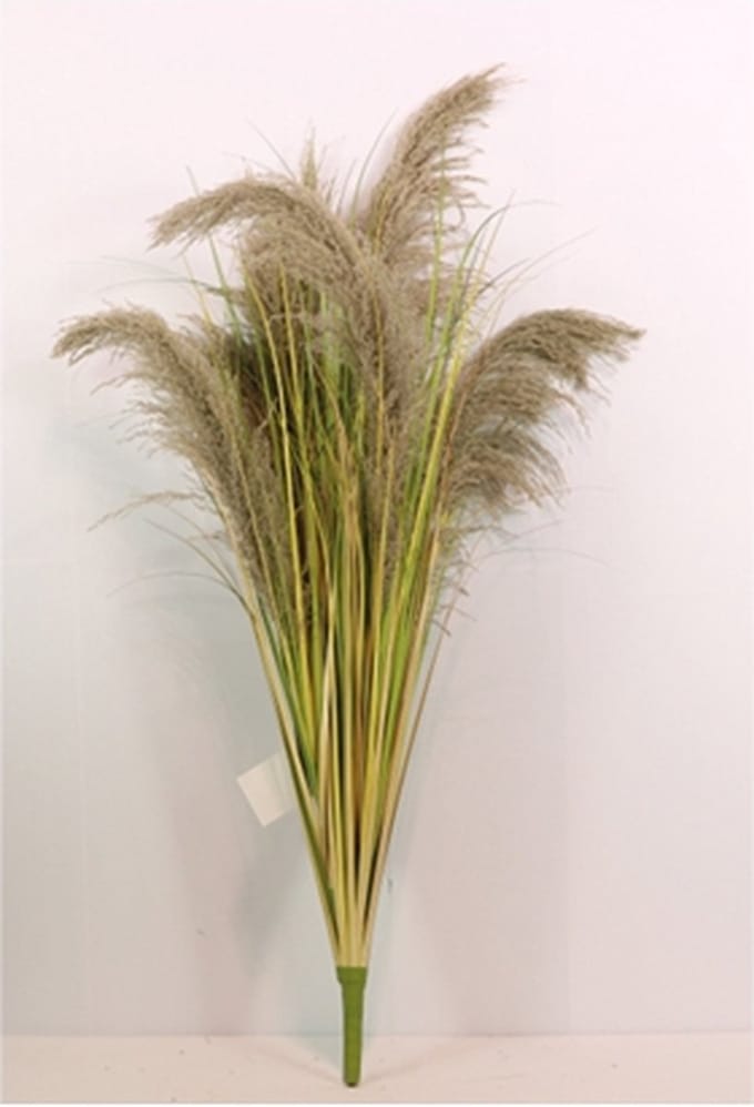 Kunstplant Gras Bos 5 Pluim - Groen