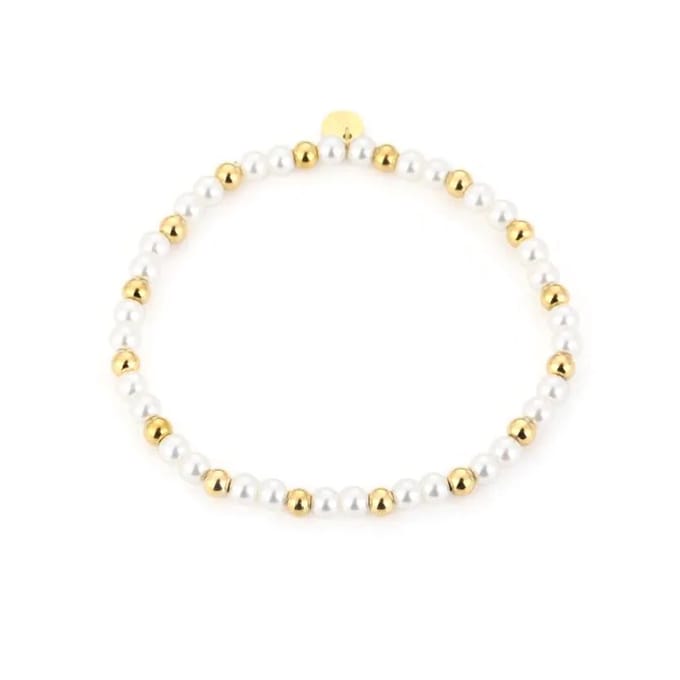 Bijoutheek Armband (Sieraad) Parels Balls Goud