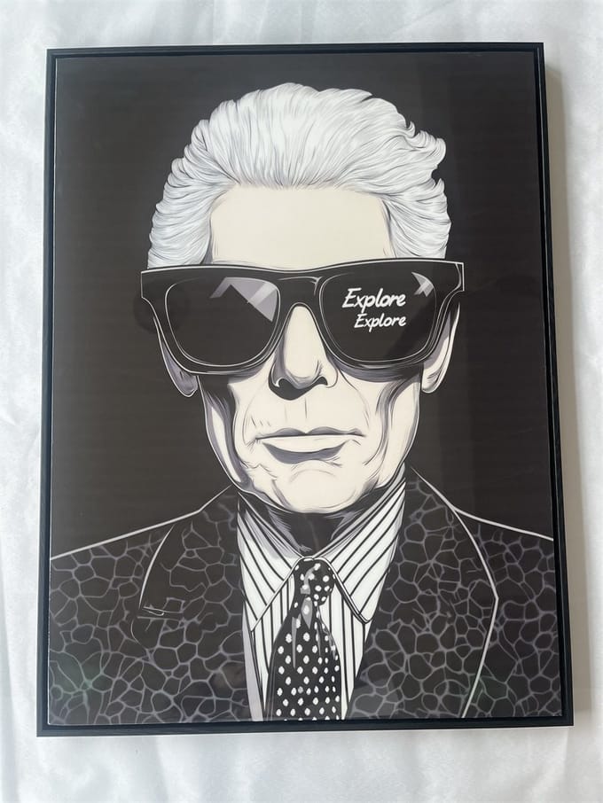 Schilderij Karl Lagerfeld 60x80cm