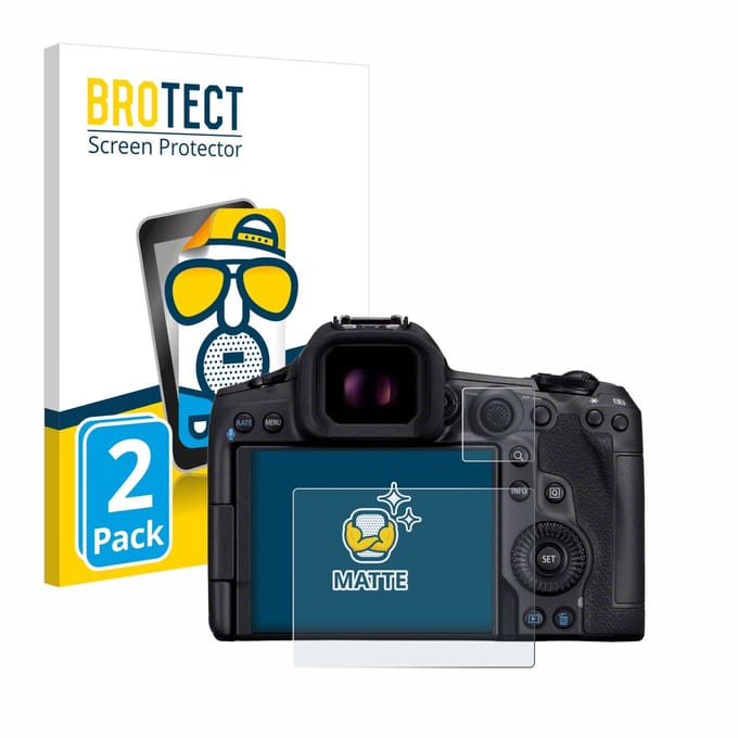 BROTECT - Screenprotector voor Canon EOS R5 Mark II - Folie Beschermfolie matte 2 Stuks
