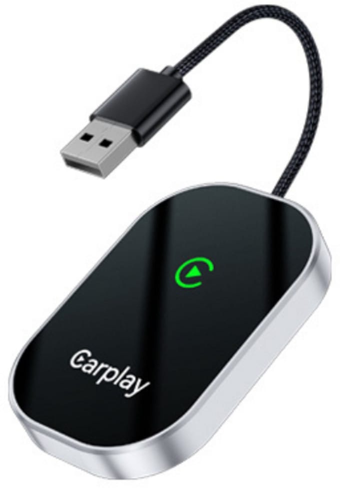 George Napoli CarPlay Dongle Draadloos – Adapter voor Apple CarPlay & Android Auto – USB-A & USB-C – Q1AH