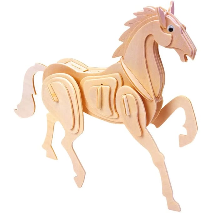 Houten puzzel paard Gepetto's Workshop 3D