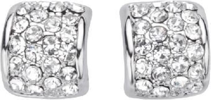 Behave - Oorbellen - Dames - Zilverkleur - Elegant - Met Steentjes