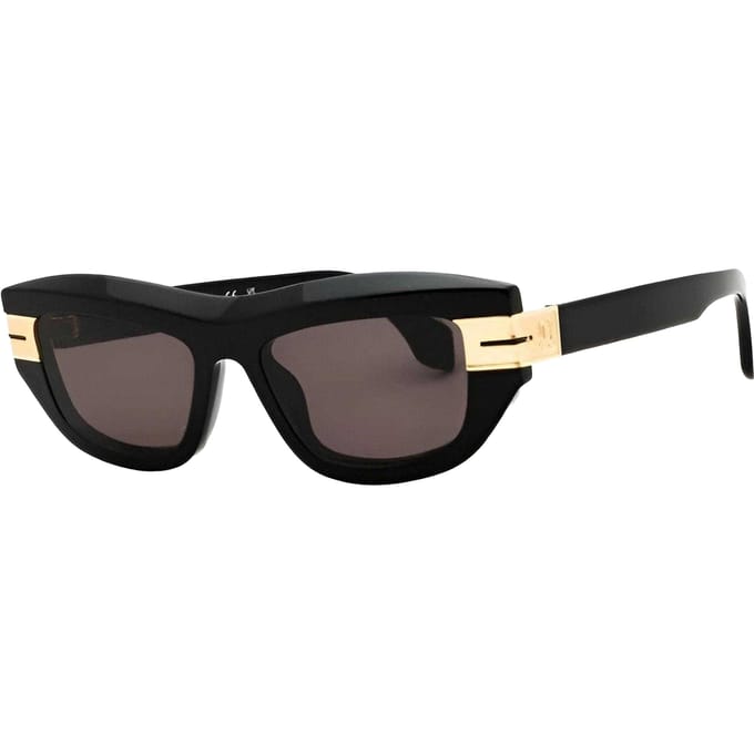 Palm Angels Dames Claire Kat Oog Zonnebril (Zwart/Donkergrijs)