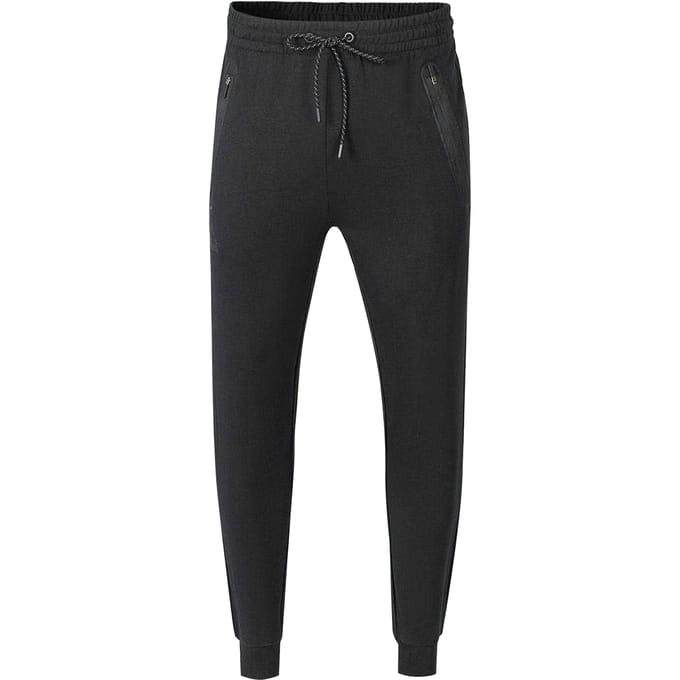 Kappa Heren Polycotton Logo Joggingbroek (Zwart)