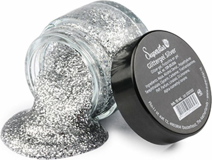 Superstar - Glittergel - Zilver - 15 Ml