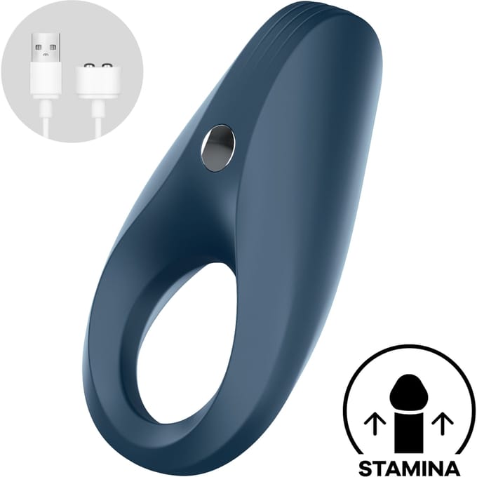 EIS, Satisfyer penisring "Vibro-Ring", oplaadbaar, gemaakt van siliconen, waterdicht
