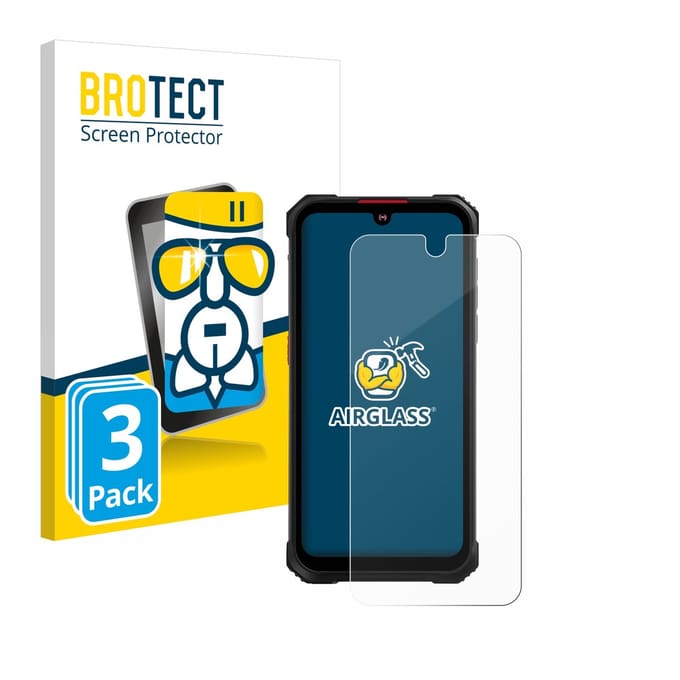 Screenprotector 3 Stuks voor Hotwav Cyber 9 Pro Beschermglas transparant