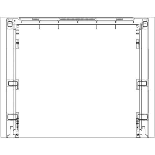 AEG voorste glas, wit, Essentielb, 594x465mm 140242367492