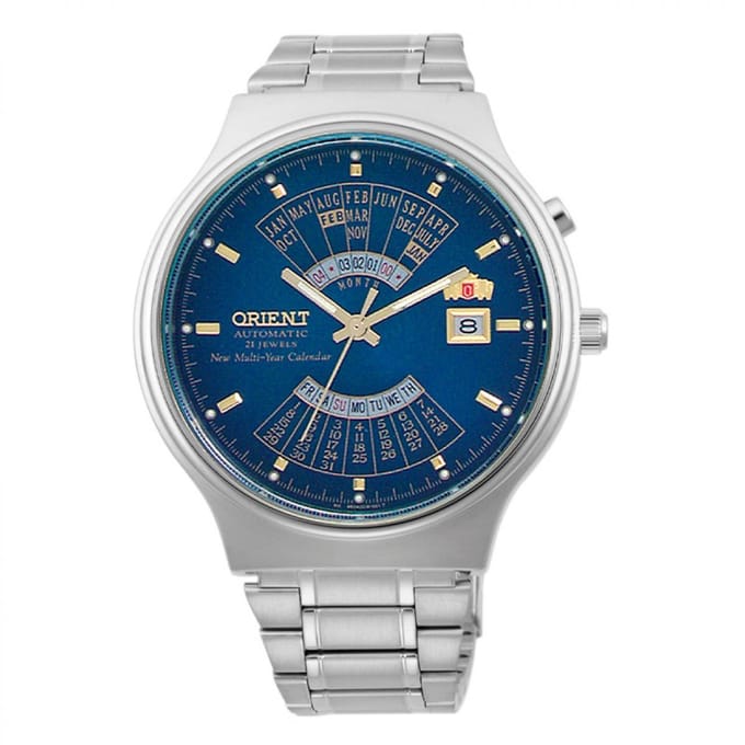 Orient Watch FEU00002DW Men Silver 43mm 5 ATM