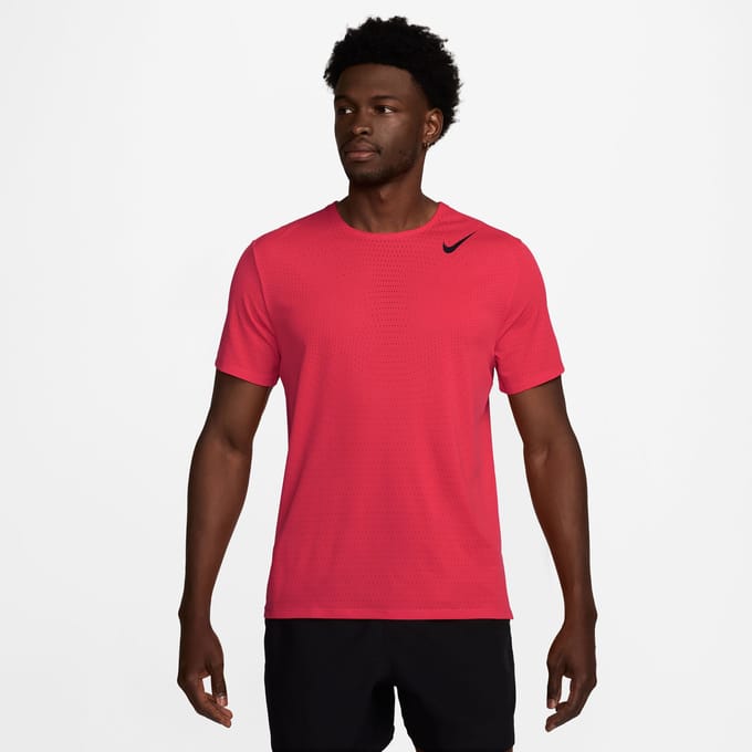 Nike AEROSWIFT TEE F. - Rood- Heren, Rood L
