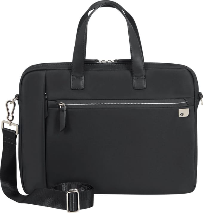 "Samsonite Laptopschoudertas - Eco Wave Bailhandle 15.6"" Black"
