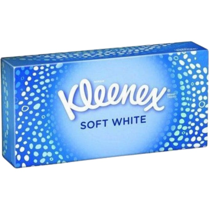 Kleenex Soft White Facial Tissues Box - 70 stuks