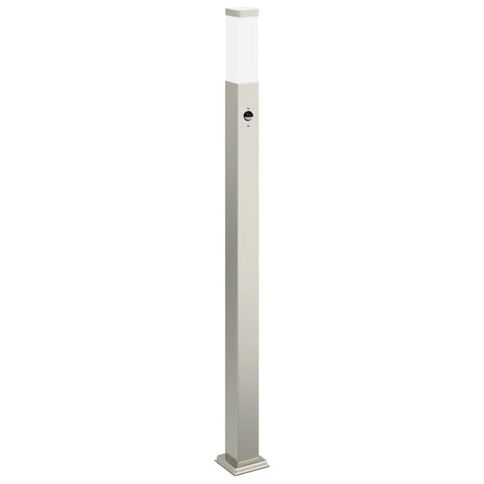 vidaXL Bolderverlichting met sensor 110 cm roestvrij staal IP44
