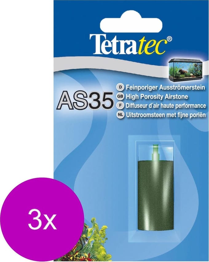 Tetra Tec Uitstroomsteen - Beluchting - 3 x 35 mm 35