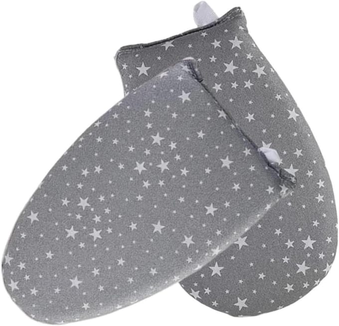 Strijkhandschoen - Beschermer - Kleding Stomen - Hittebestendig - 24 x 10 cm - Grijs