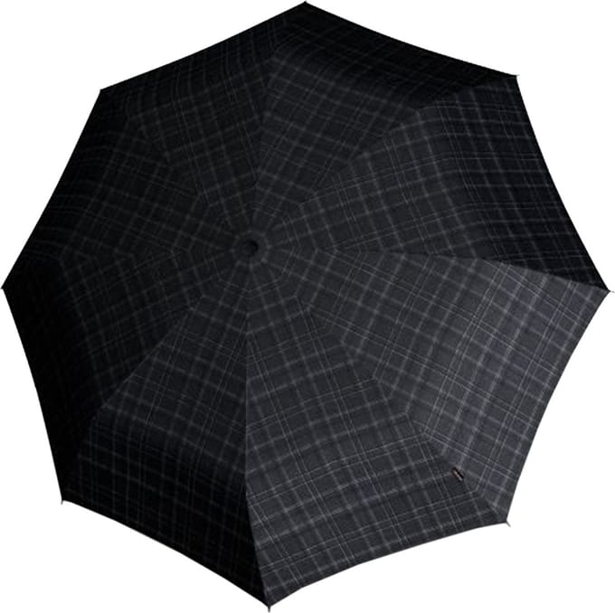 Knirps T.200 Medium Duomatic paraplu - Check black