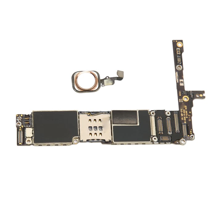 Ontgrendeld Logic Hoofdbord Moederbord met Touch ID Vingerafdruk Touchpad Telefoon Hoofdbord 16GB black
