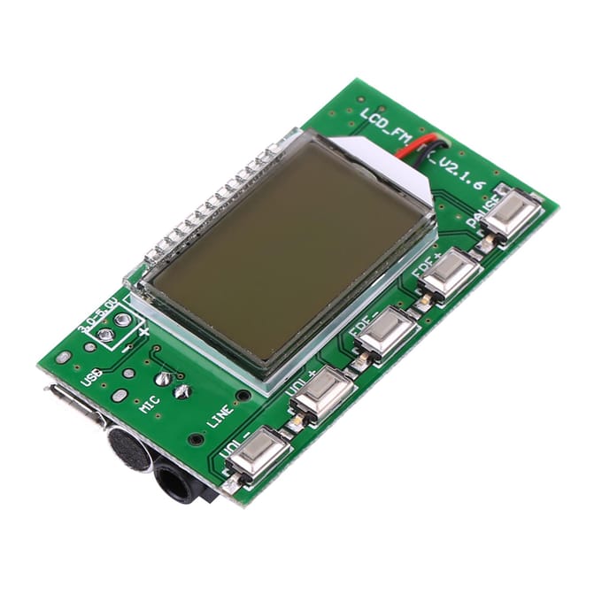 Module émetteur FM stéréo sans fil numérique DSP et PLL 87 108 MHz