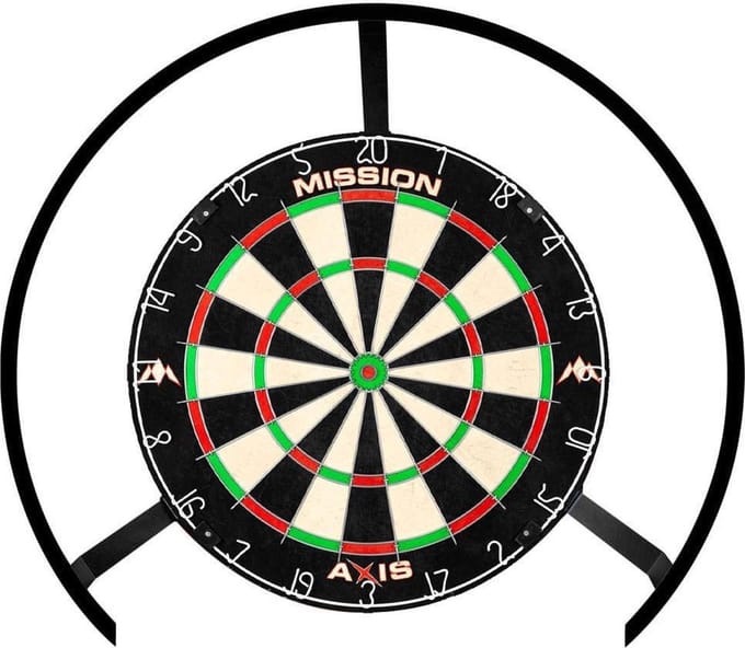 Mission Torus Dartbord Verlichting Met Dartbord