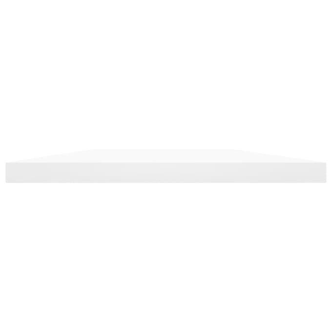 vidaXL - Wandschappen - 4 - st - 60x20x1,5 - cm - bewerkt - hout - wit