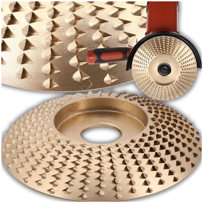 Rastool Serie - Skuine Schuurdisc - 125mm - Ergonomisch - Tungsten Karbide