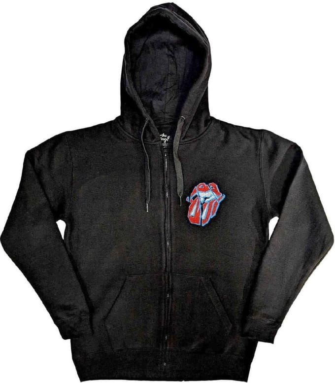 The Rolling Stones - Hackney Diamonds Stars Vest met capuchon - M - Zwart