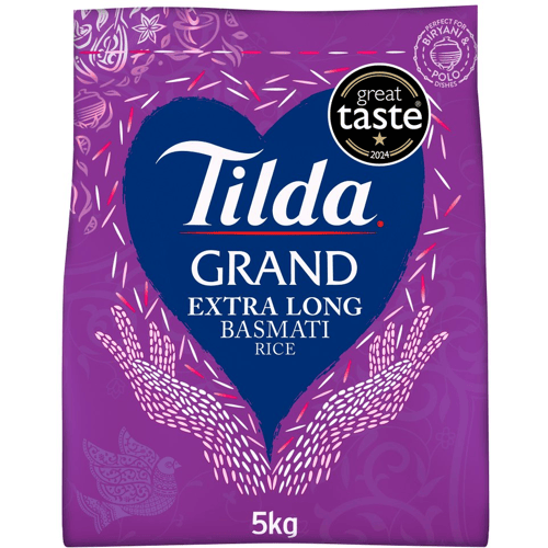 Tilda Grand Basmati rijst Extra Long 5 KG