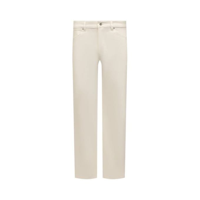 Jil Sander Witte Katoenen Jeans Denim