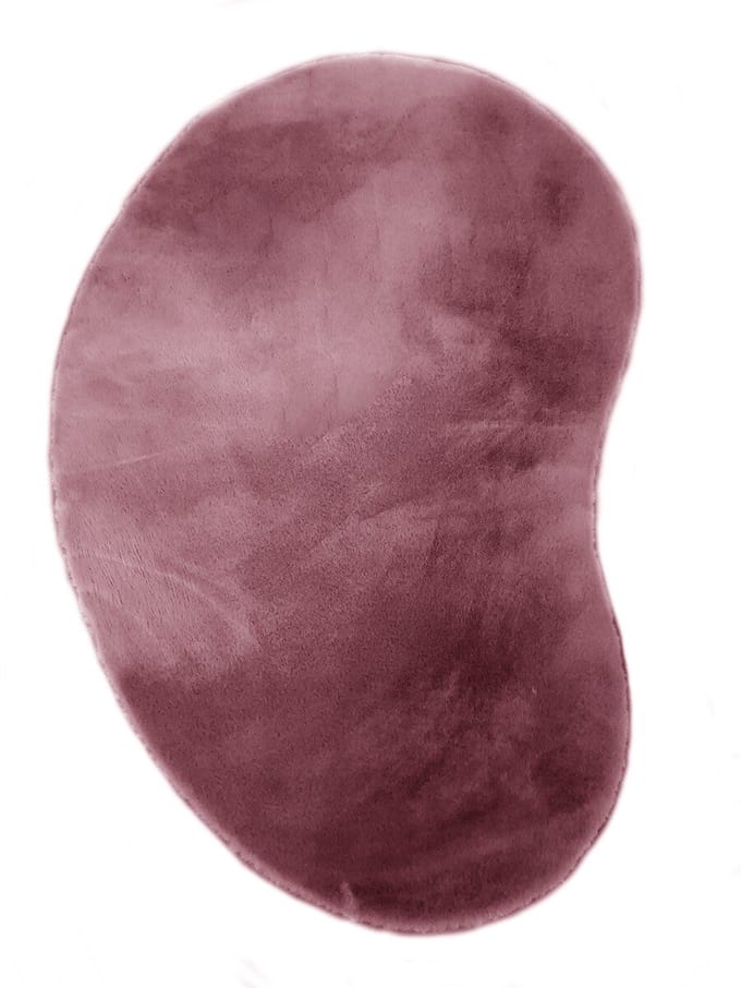 Karpet Fluffy organisch 170x240cm burgundy