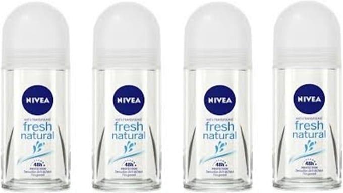 NIVEA Deo Roller - Fresh Natural - 4 x 50 ml