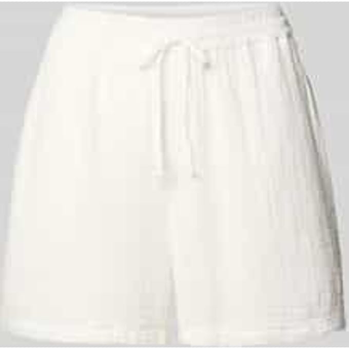 ONLY Women Structure Fabric Shorts made of Cotton Short Paperbag Summer Pants with Drawstring ONLTHYRA