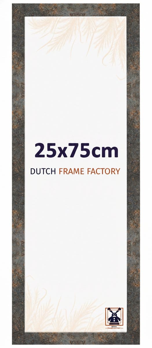 Fotolijst 25x75 cm - MDF - Geoxideerd Metaal - Benno