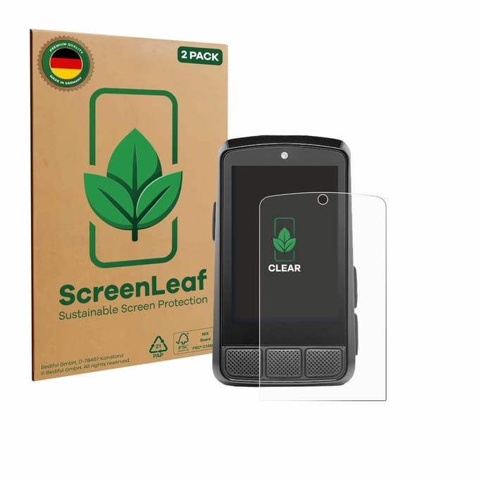 2 Stuks Screenprotector voor Wahoo Elemnt Bolt 3 - Hoogwaardige Beschermfolie transparant