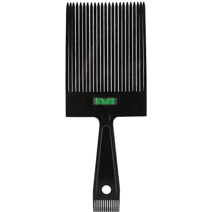 Platte Top Gids Kam Haarknipmachine Kam Kapperszaak Hairstyle Tool (Zwart) wit