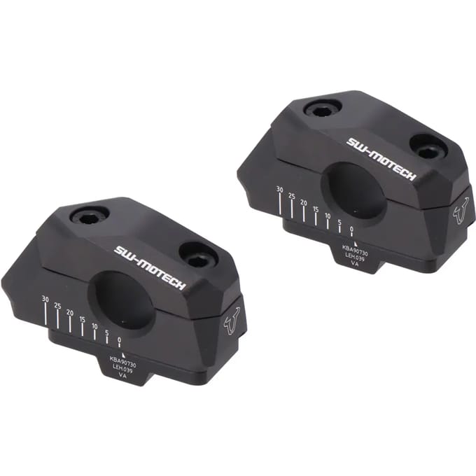 Stuurverhoging met instelbare offset SW-Motech Ø22