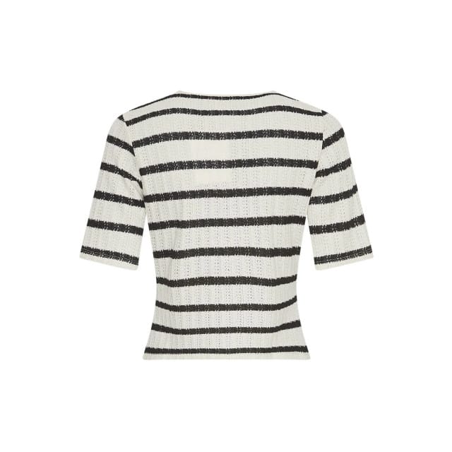 Moss Copenhagen Kenja top 2/4 mouw gestreept