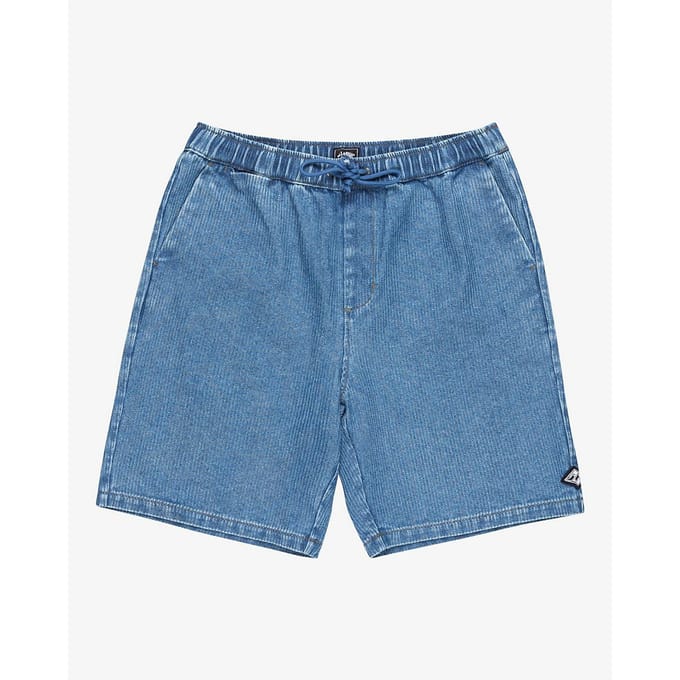 Billabong Larry Cord Denim Kids Korte Broek blauw