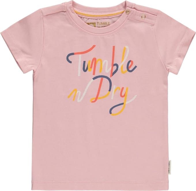Tumble 'n dry Meisjes Shirt Myrte - Pink Light - Maat 68