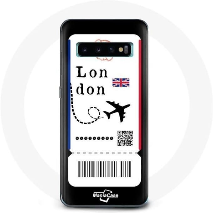 Coque pour Samsung Galaxy S10 Plus Billet d'avion London